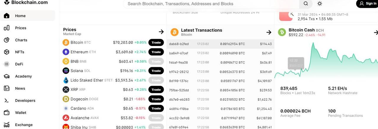 Top 3 Ethereum Blockchain Browser: Ethercan, Blockchain.com & Tokenview im Überblick